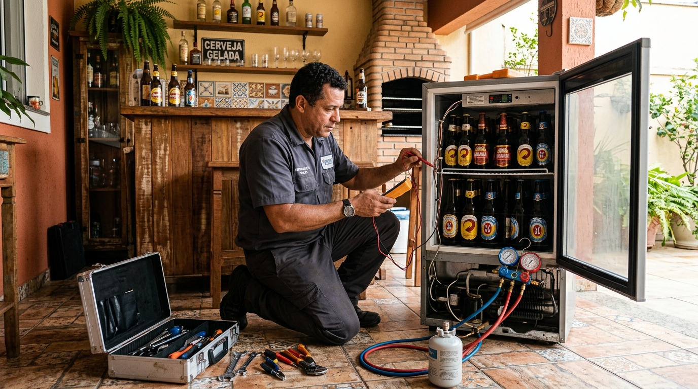 Recarga de gás de cervejeira em Cuiabá‑MT